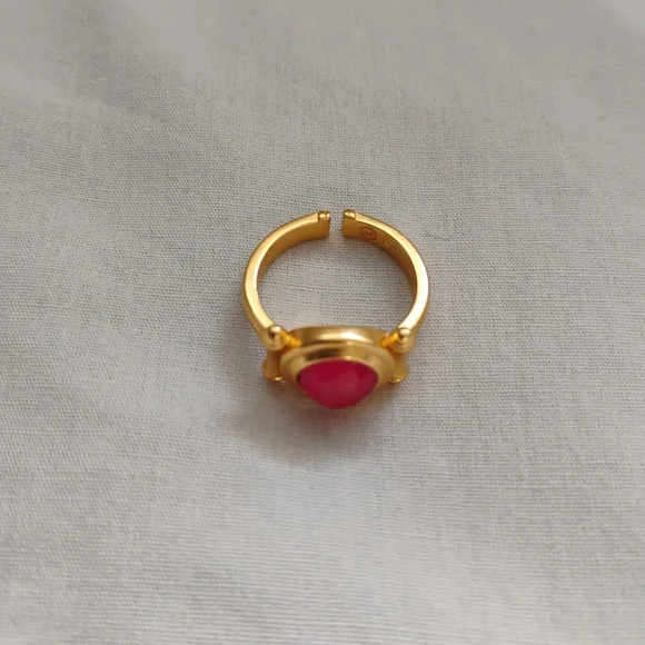 Julie Vos Bamboo Stone RingSize 7